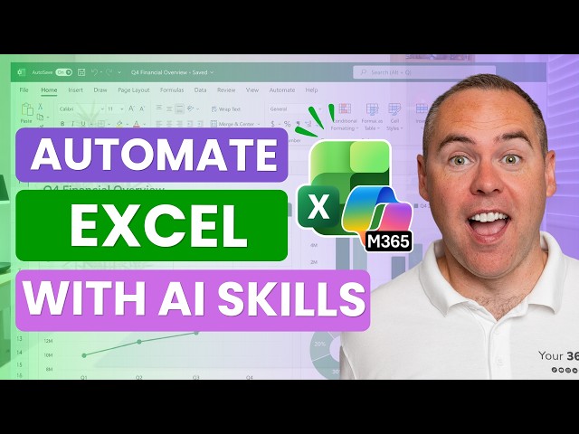 How to Use the NEW AI Skills in Microsoft Excel! 