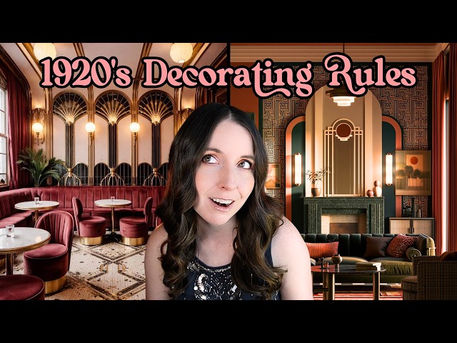 1920's Interior Design Rules: Should We Obey Them or REBEL?