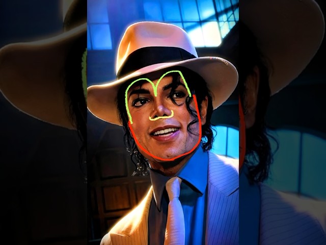 HOW TO DRAW THE MICHAEL JACKSON USING LETTER M
