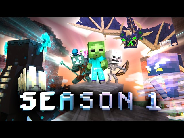 Baby Zombie & Friends - SEASON 1 COMPILATION -Ft. Warden, Trial Chambers (Minecraft Movie Animation)