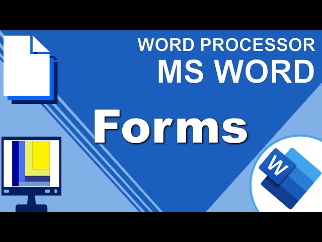 MS Word | Forms