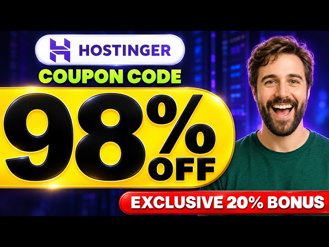 Hostinger Coupon Code 2026 | Get an EXTRA 20% Discount Before You Buy | Hostinger Review