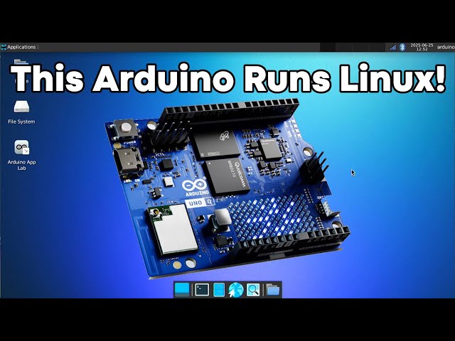 Arduino Uno Q: Linux Desktop Tour