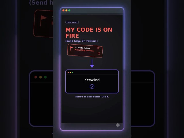🔄 Claude Code Has an Undo Button (Seriously)