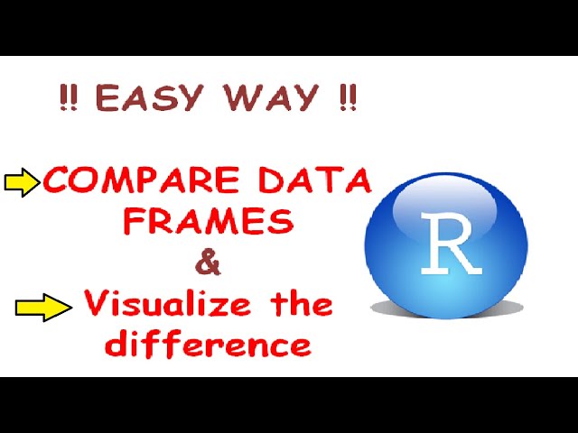 Find the difference between two datasets in R | daff package| Visualize the comparison