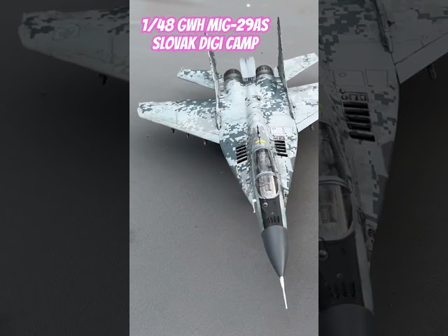 1/48 GWH Mig-29AS, completed build. #scalemodel #mig29 #scalemodelkit #modelkit