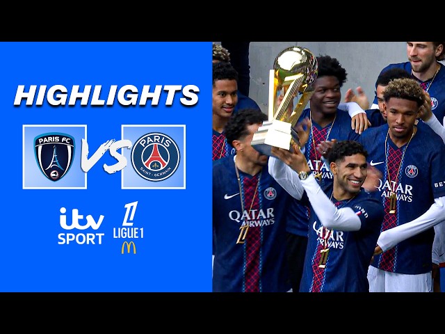 HIGHLIGHTS - PSG's last game before UCL final vs Arsenal | Paris FC v PSG | Ligue 1