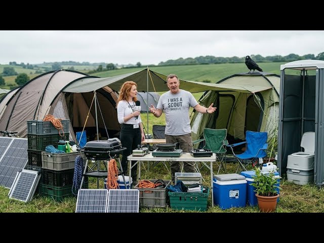 What REALLY Happens at a British Camping Holiday 😬🏕