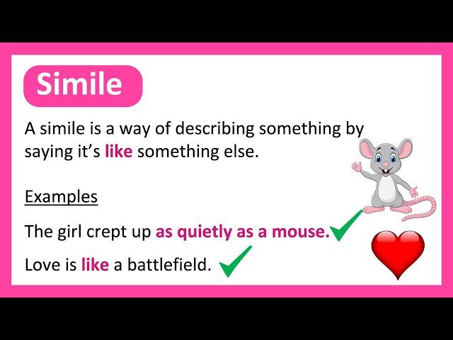 What is a SIMILE? ☀️ Learn with Examples