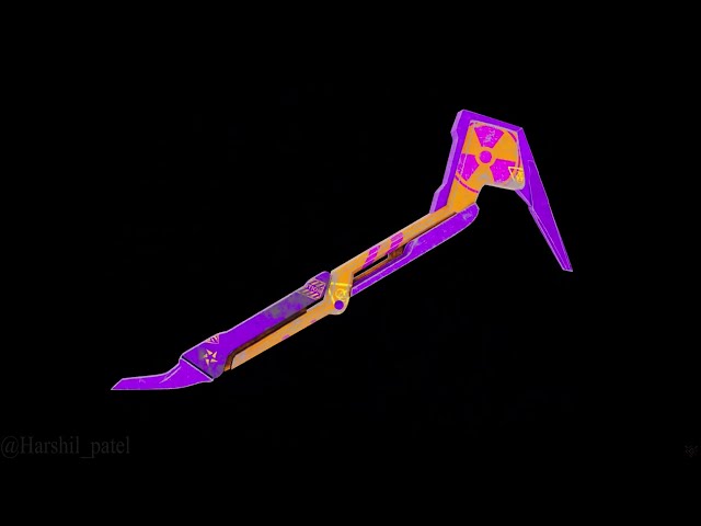 valorant  knife 3d model