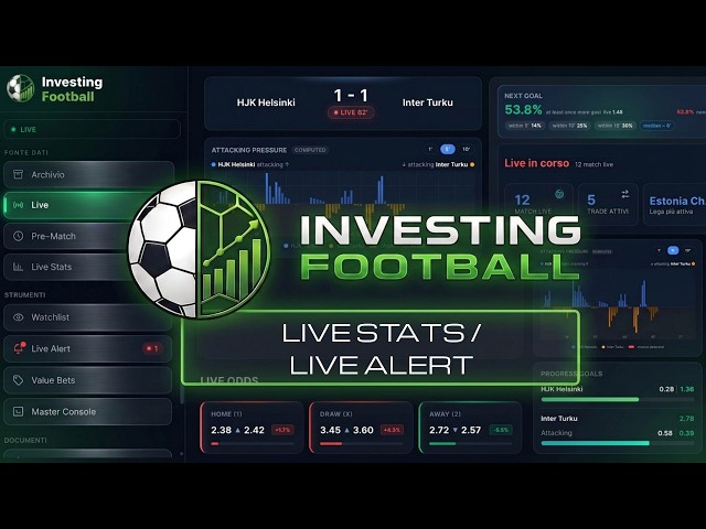 Lesson 4 | Live Stats / Live Alerts - Investing Football Course