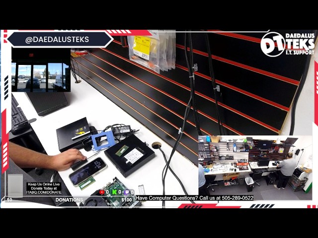 LIVE LAPTOP REPAIR (AFTER LIGHTNING STORM)