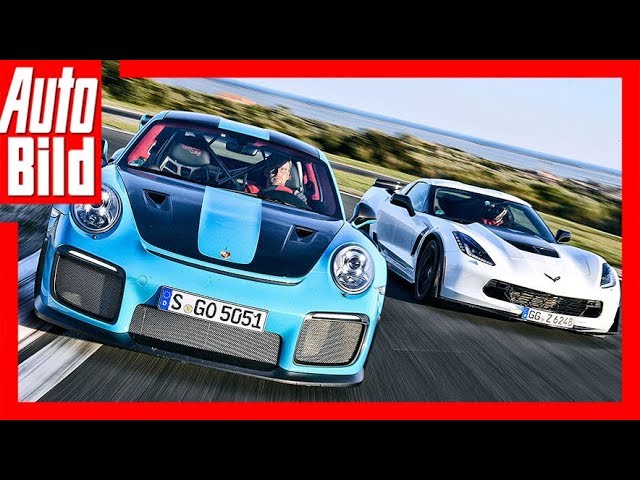 Porsche 911 GT2 RS vs. Corvette Z06 (2018) The 1359 hp Duel