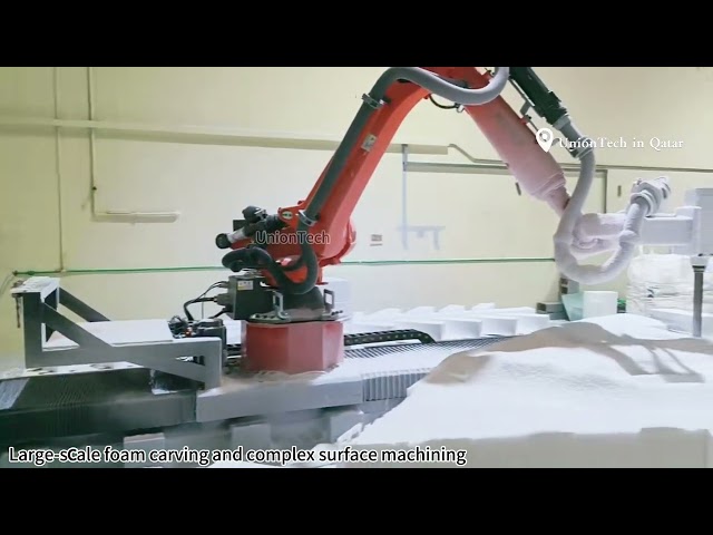 UnionTech Engineer Overseas Installation Training for KUKA foam milling robot #training #robotics