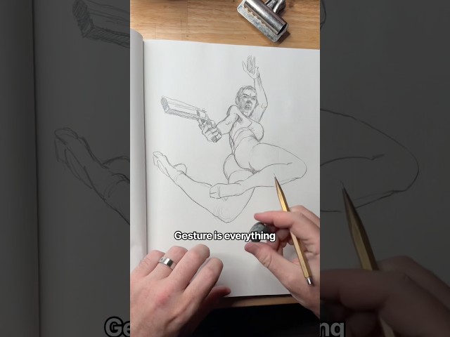 13 minute drawing in 13 seconds.