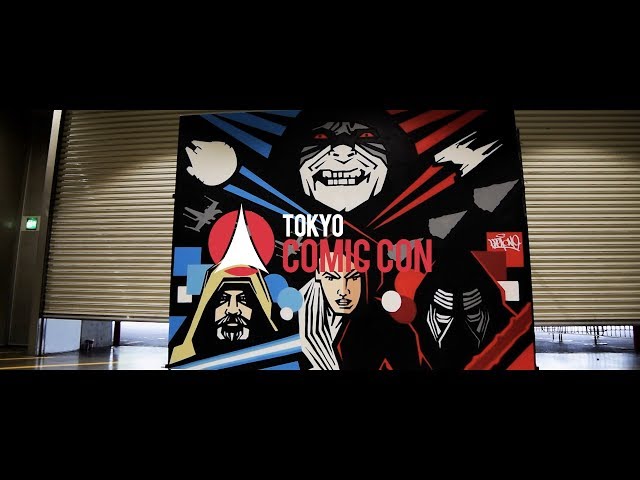 Sket-One's LIVE PAINTING MURAL PERFORMANCE @ Tokyo Comic Con 2019