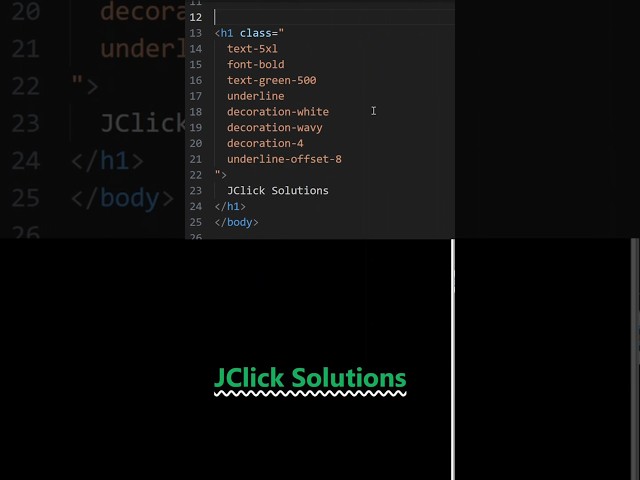 Tailwind CSS Text Underline Styling Tutorial 🔥 #shorts #trending #coding