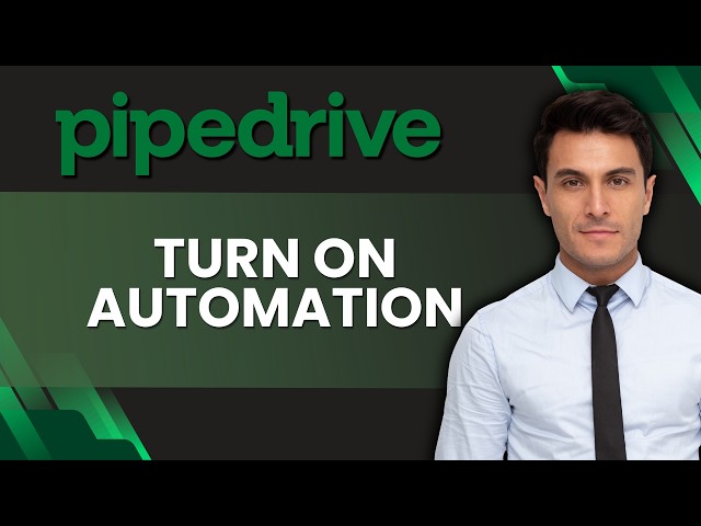 How to Turn On a Workflow Automation in Pipedrive | Tutorial 2026