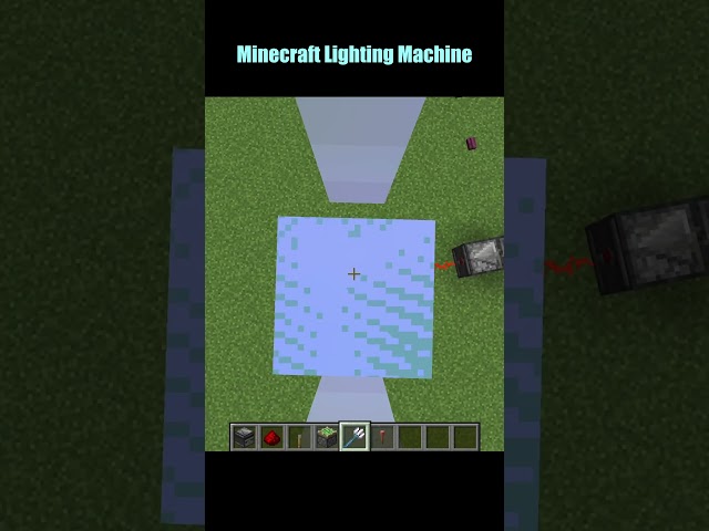 I Made a Lighting Machine In Minecraft #minecraft