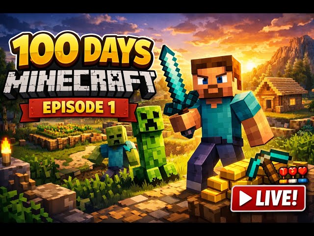 100 days minecraft episode one