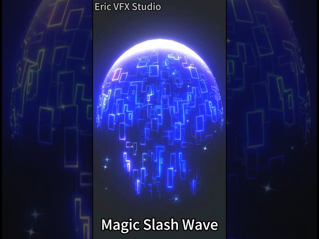 Unity Game VFX - Magic Slash Wave #gamevfx
