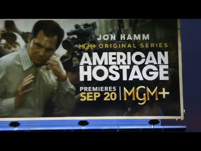 American Hostage Jon Hamm Billboard Sunset Blvd Los Angeles California September 26, 2026