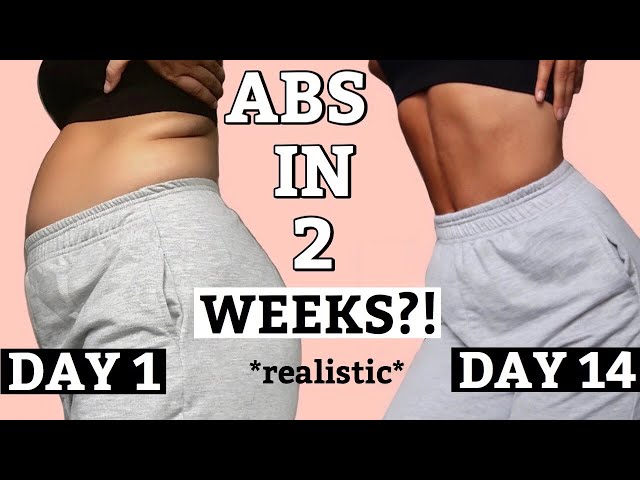 ABS in 2 weeks?!? I tried Chloe tings 2 week ab workout & IT WORKED *realistic results* SUMMER SHRED