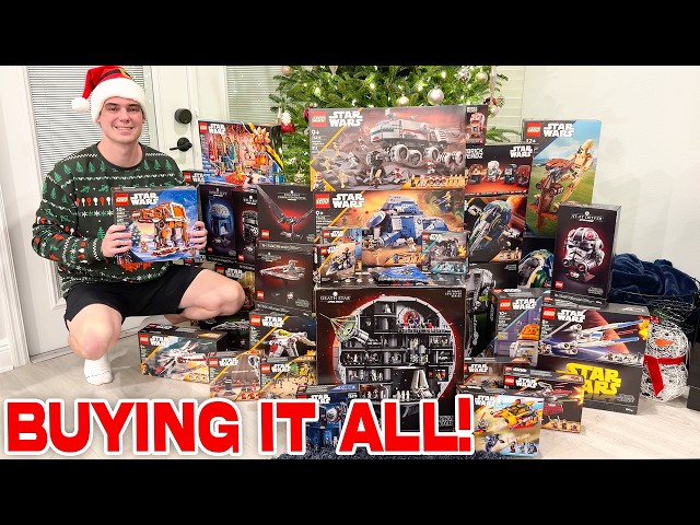24 Hours To Buy EVERY LEGO Star Wars Set!