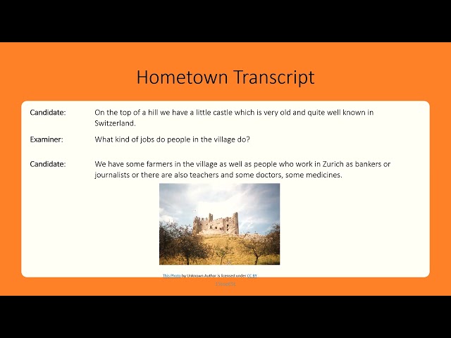 1StopIELTS Speaking Part 1 Audio Sample