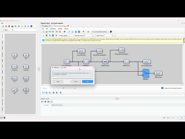 BPSK Modulation & Demodulation in TwinSimulate | Digital Communication System Demo