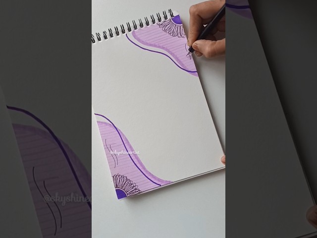 "Aesthetic Front Page Design💜"#shorts #youtubeshorts #aesthetic