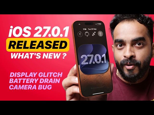 iOS 27.0.1 Released | What's NEW? | Malayalam