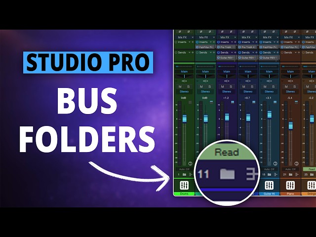 Fender Studio Pro | Bus Folders