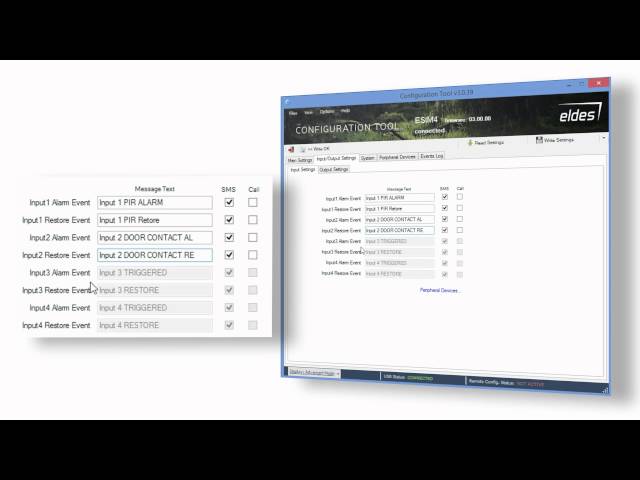 GSM dialler and control panel ESIM4 setup tutorial