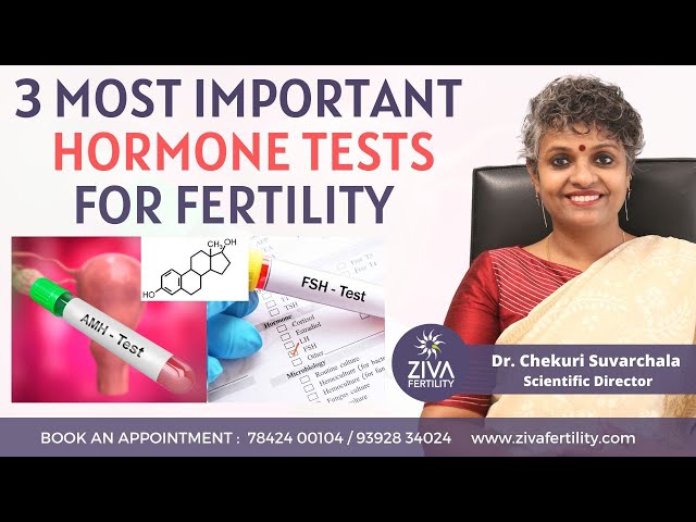 Important Hormone Tests For Fertility || Fertility Evaluation || Dr Chekuri Suvarchala