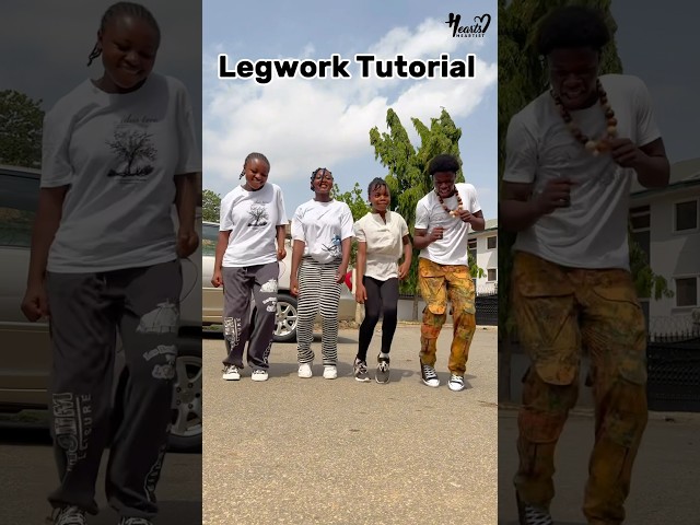 LEGWORK TUTORIAL - Easy to learn #heartsheartist #legwork #tutorial #streetdance #dance #afrobeats