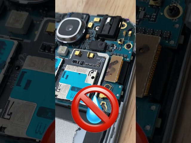 A sound to get water out of charging port... but does it work? #shorts