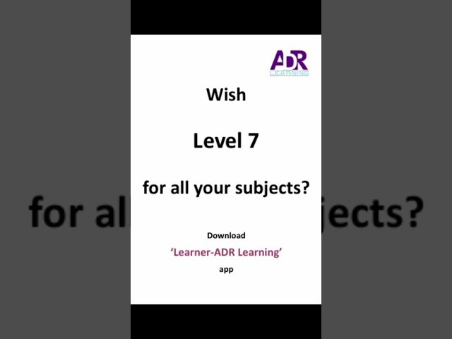 Learner ADR app