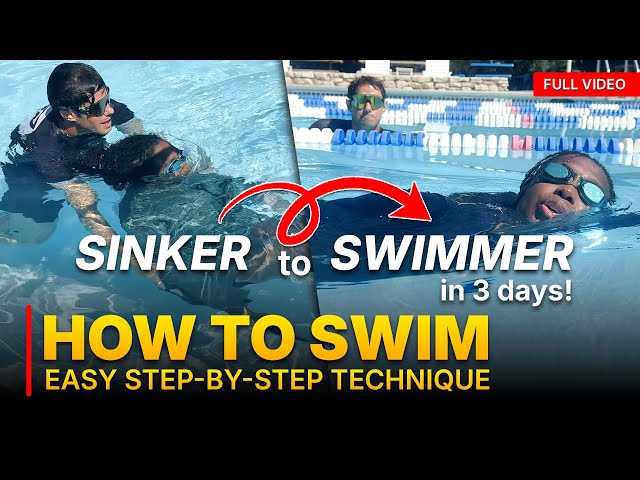 How to Swim in 3 Days | Beginner Swimming Lessons with Jonny Rocket