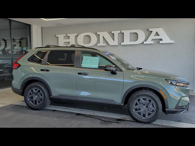 2026 Honda CR-V Hybrid Trailsport Ash Green Metallic 237085TU