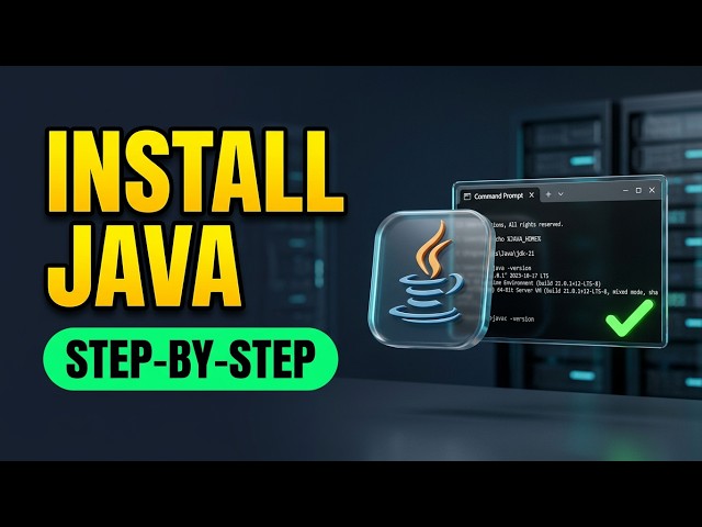 How to Install Java JDK on Windows 10/11 (Step by Step)