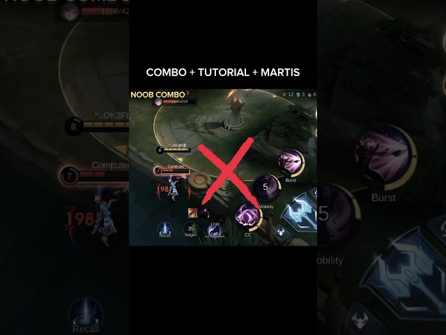 Combo + tutorial martis noob to pro✅ ❎