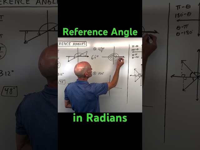 Find a Reference Angle in Radians
