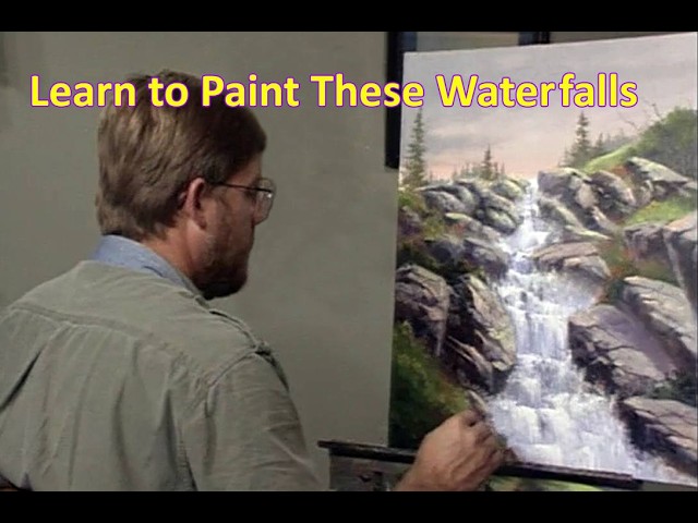 Learn How to Paint a Rocky Mountain Waterfall in Oils | Jerry Yarnell Landscape Painting Tutorial