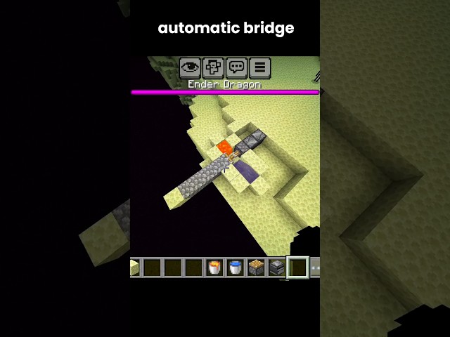 I Built an AUTOMATIC Bridge in Minecraft! 😱 #minecraft