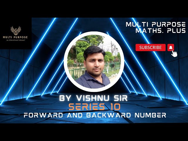 SERIES 10 FORWARD AND BACKWARD NUMBER