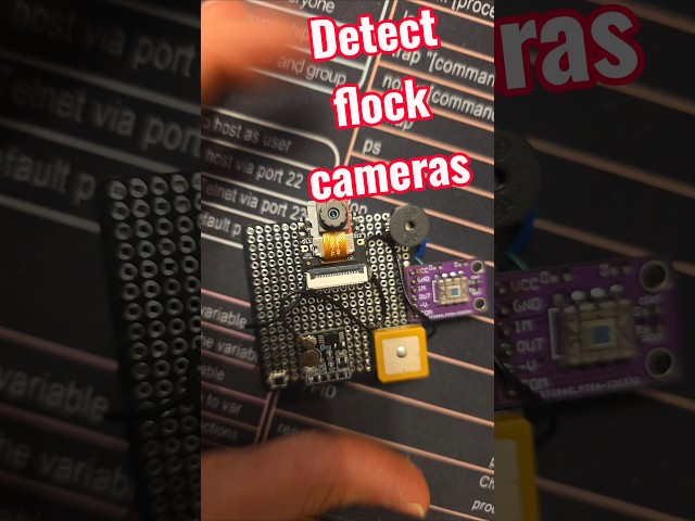 Detect Flock Cameras With Flock-Noir #countersurviellence #esp32