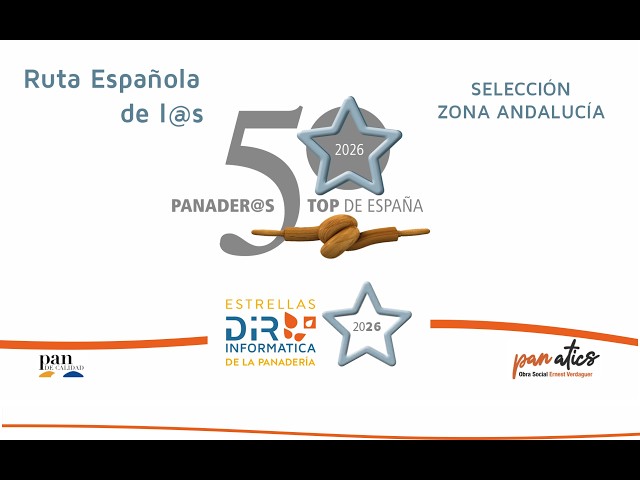 SELECCIÓN ANDALUCÍA A 50 PANADER@S TOP DE ESPAÑA 2026