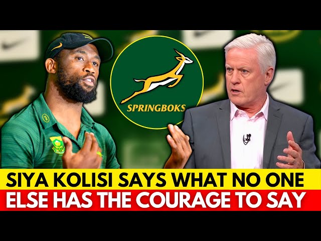 🔥SIYA KOLISI BREAKS THE SILENCE AND SAYS WHAT EVERYONE SHOULD HEAR | SPRINGBOKS NEWS