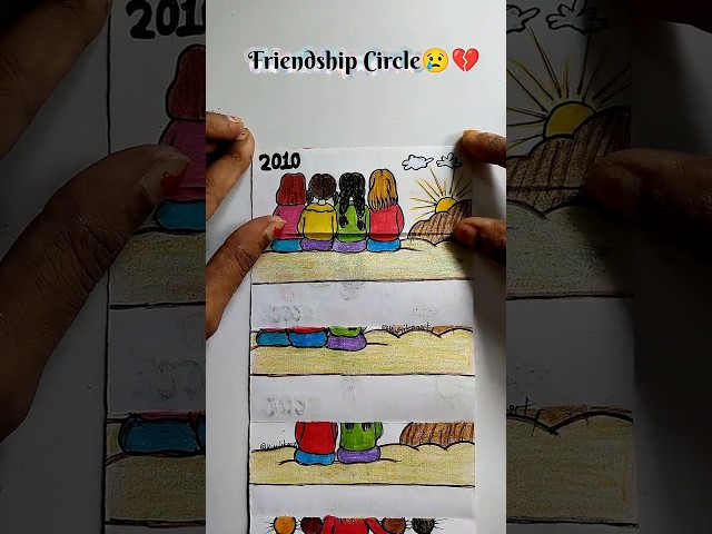 Friendship Circle 😢💔#quotes #drawing #art #trending #shorts #emtionalstory